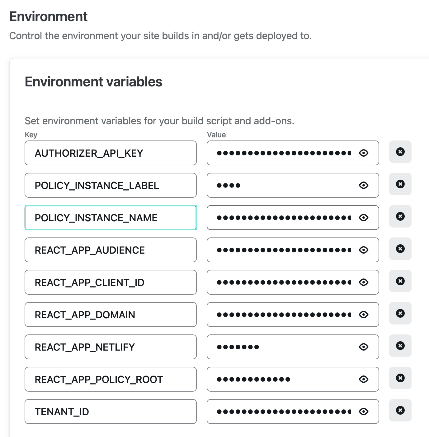 netlify-environment